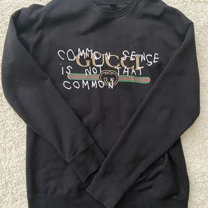Black Gucci crew neck ( This is not authentic)